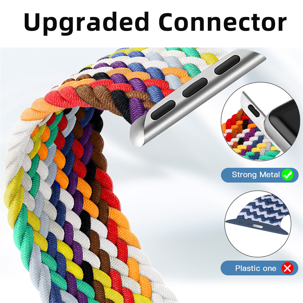 Multi Colorful Nylon Watch Strap