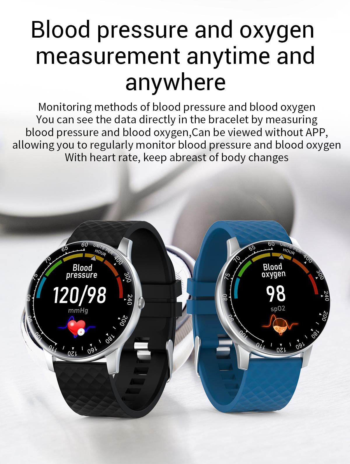 Round Fitness Smart Watch
