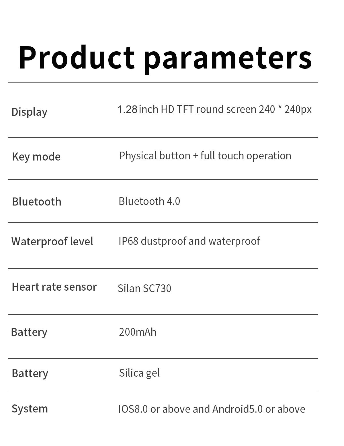 Round Fitness Smart Watch