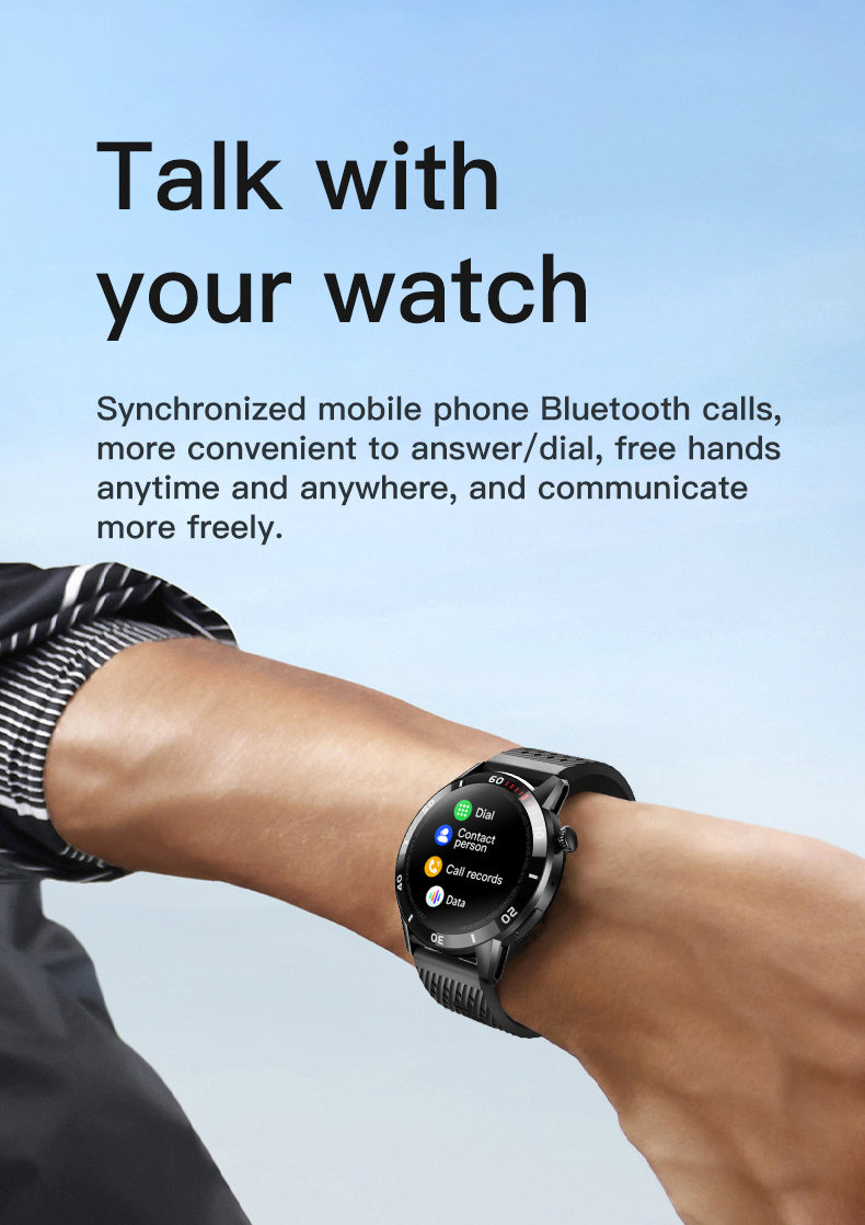Waterproof ECG smart watch