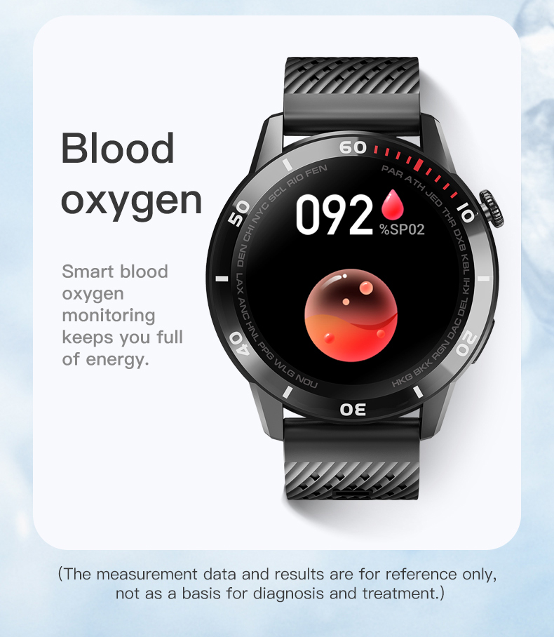 Waterproof ECG smart watch