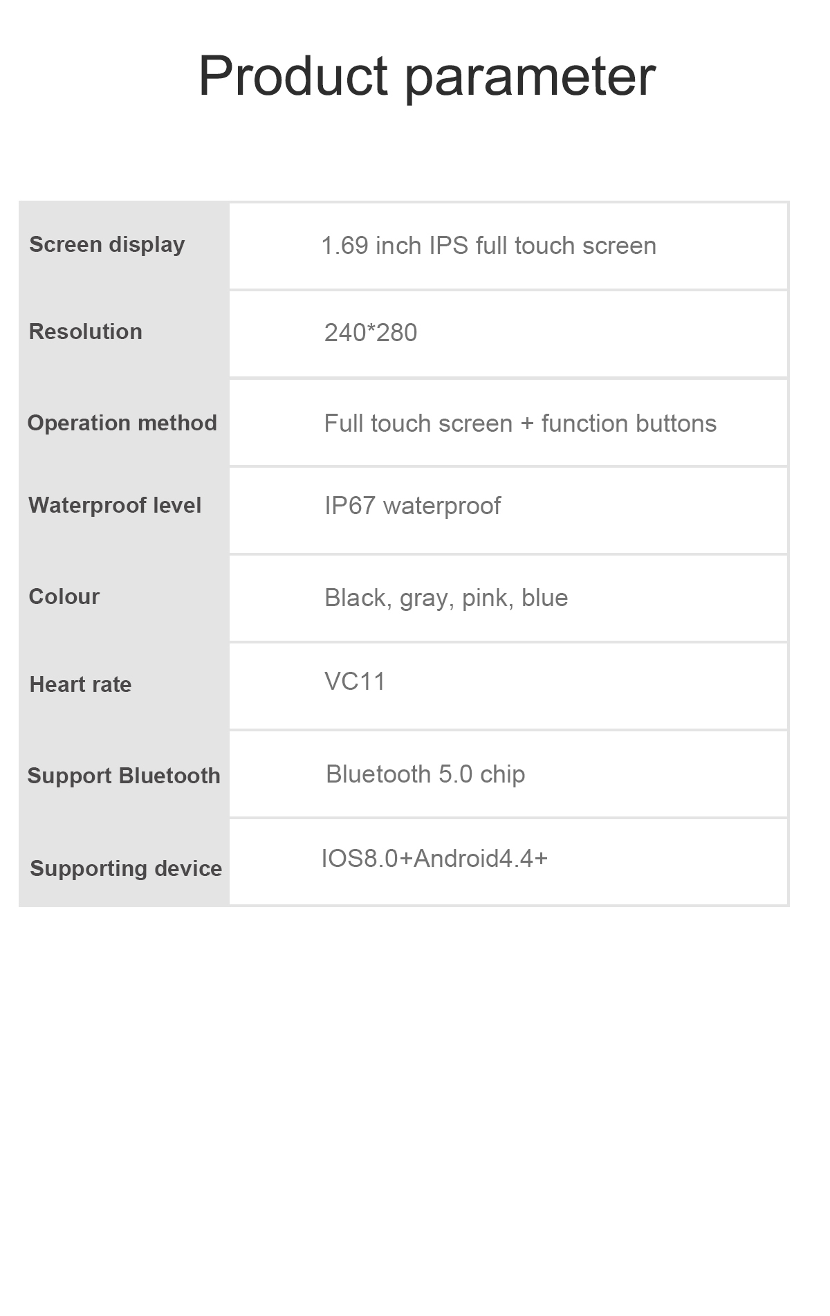 Waterproof Smart Watch