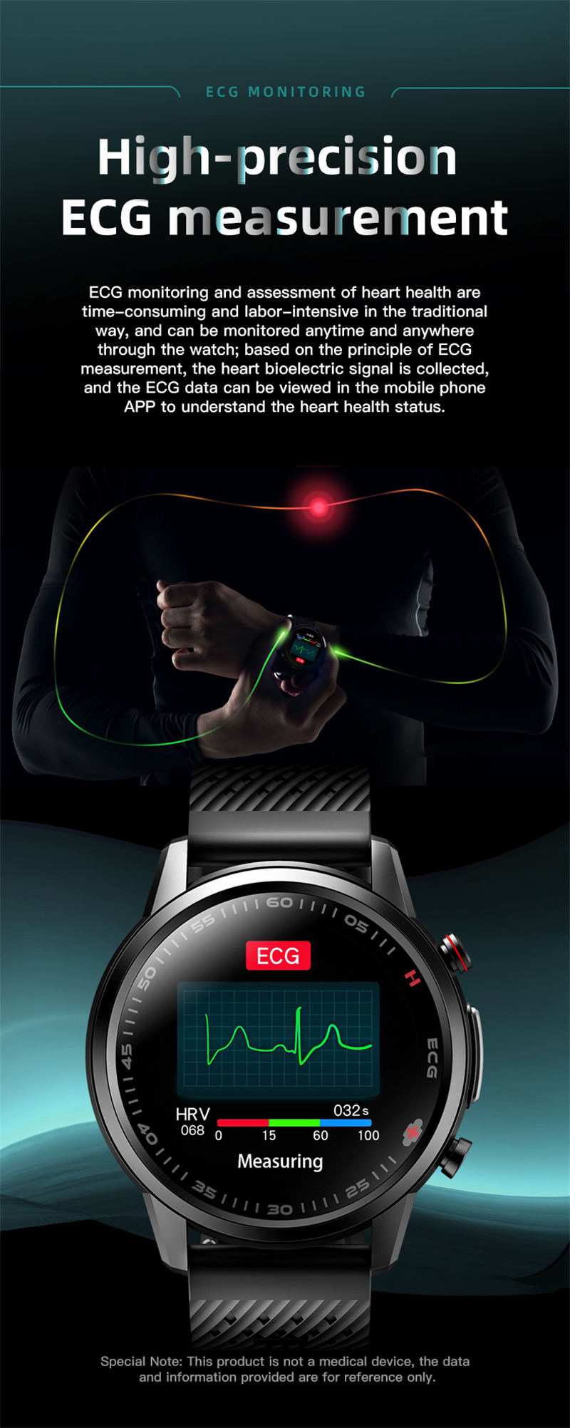 ECG Function Smart Watch