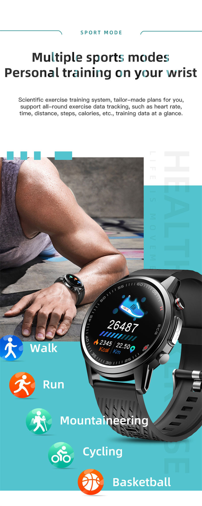 ECG Function Smart Watch