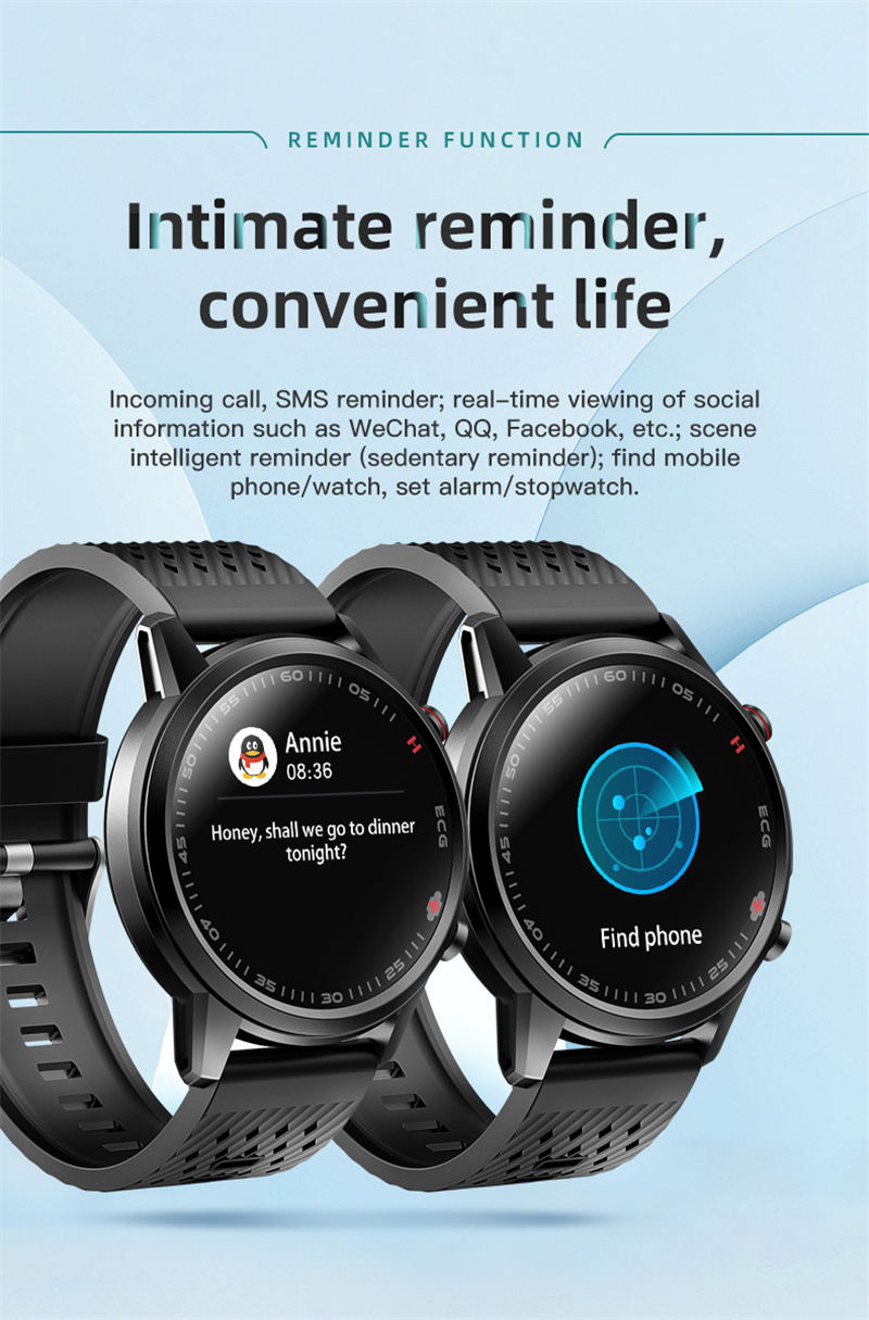 ECG Function Smart Watch