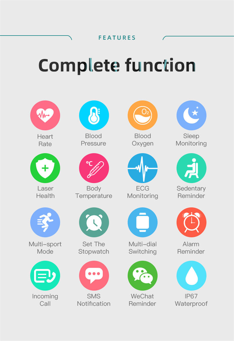 ECG Function Smart Watch