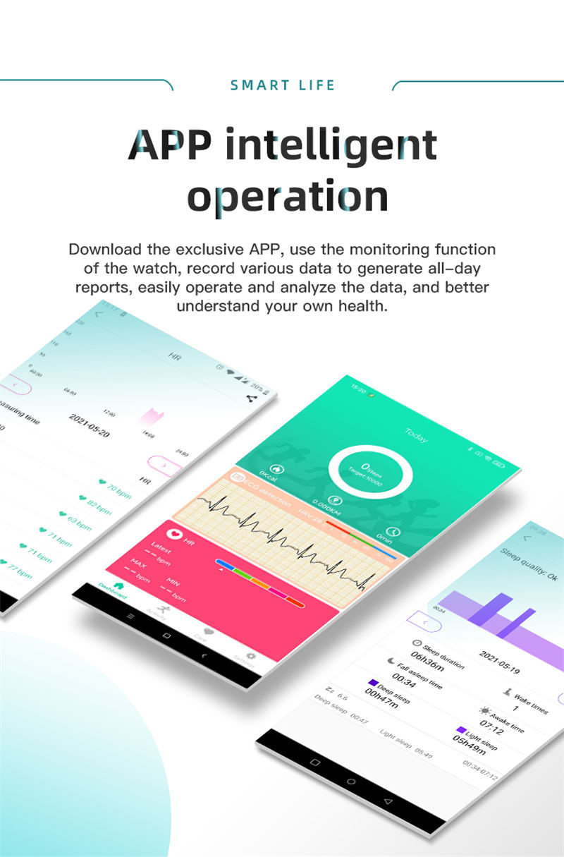 ECG Function Smart Watch