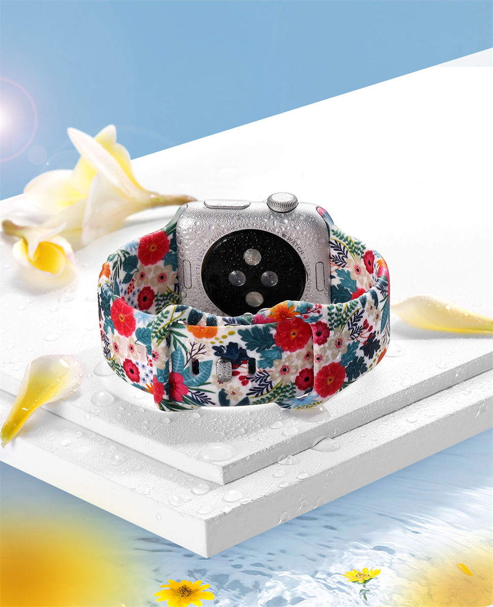 iWatch Sided Printed Sport Wristbands