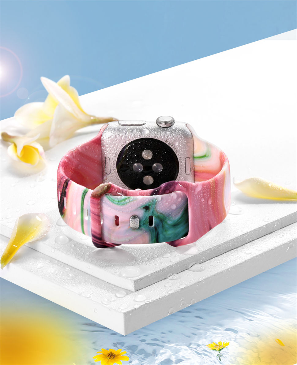 iWatch Sided Printed Sport Wristbands