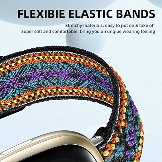 Braided Sport Nylon Loop Watch Bands Strap