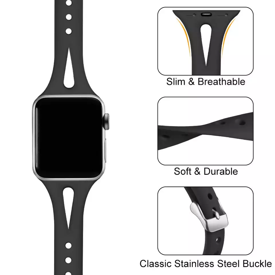 Apple Watch Soft Silicone Bands