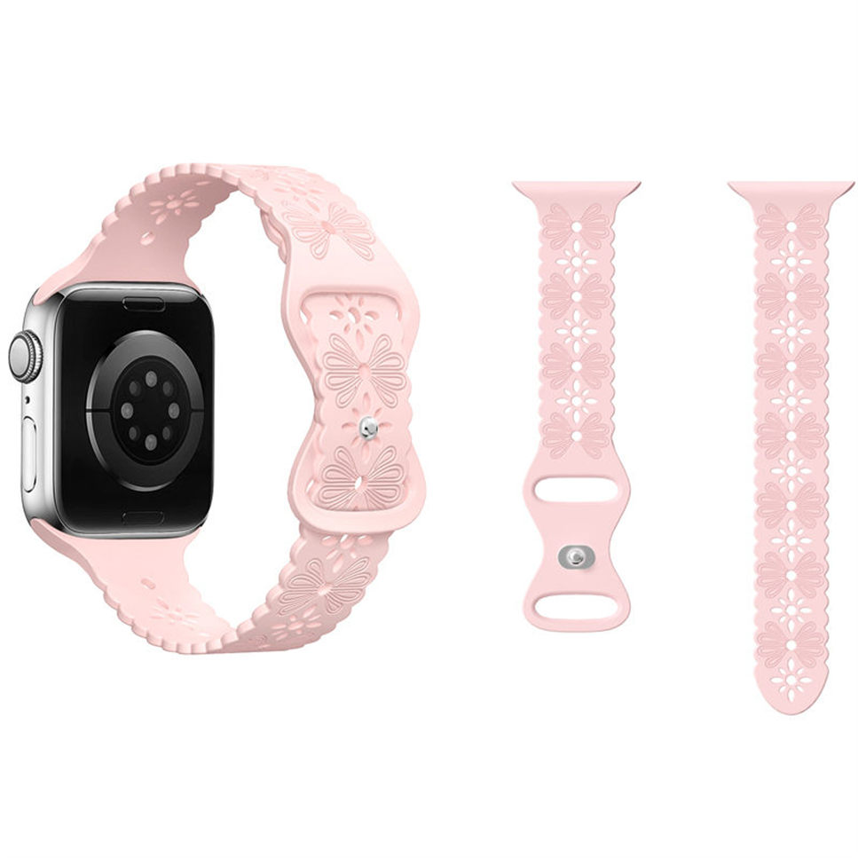 Slim Thin Silicone Watch Band