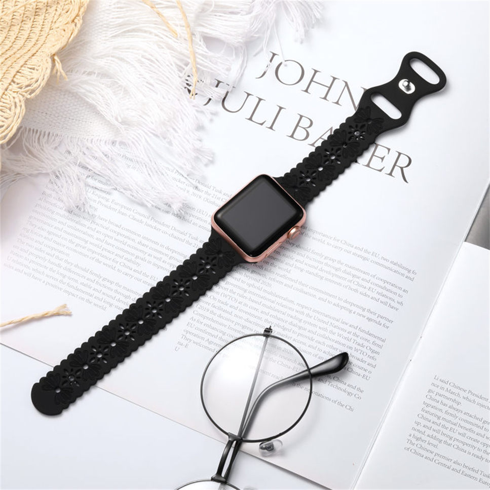 Hollow-out Silicone Watch Band