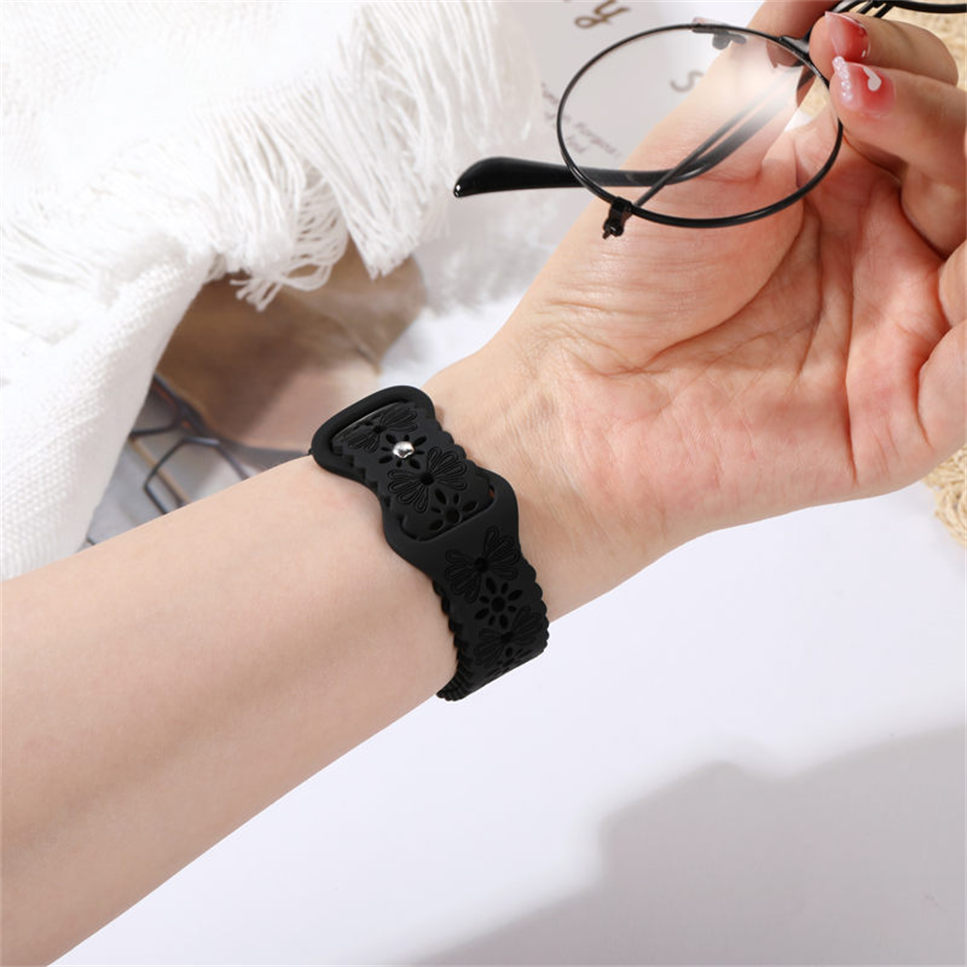 Slim Thin Hollow-out Watch Band Strap