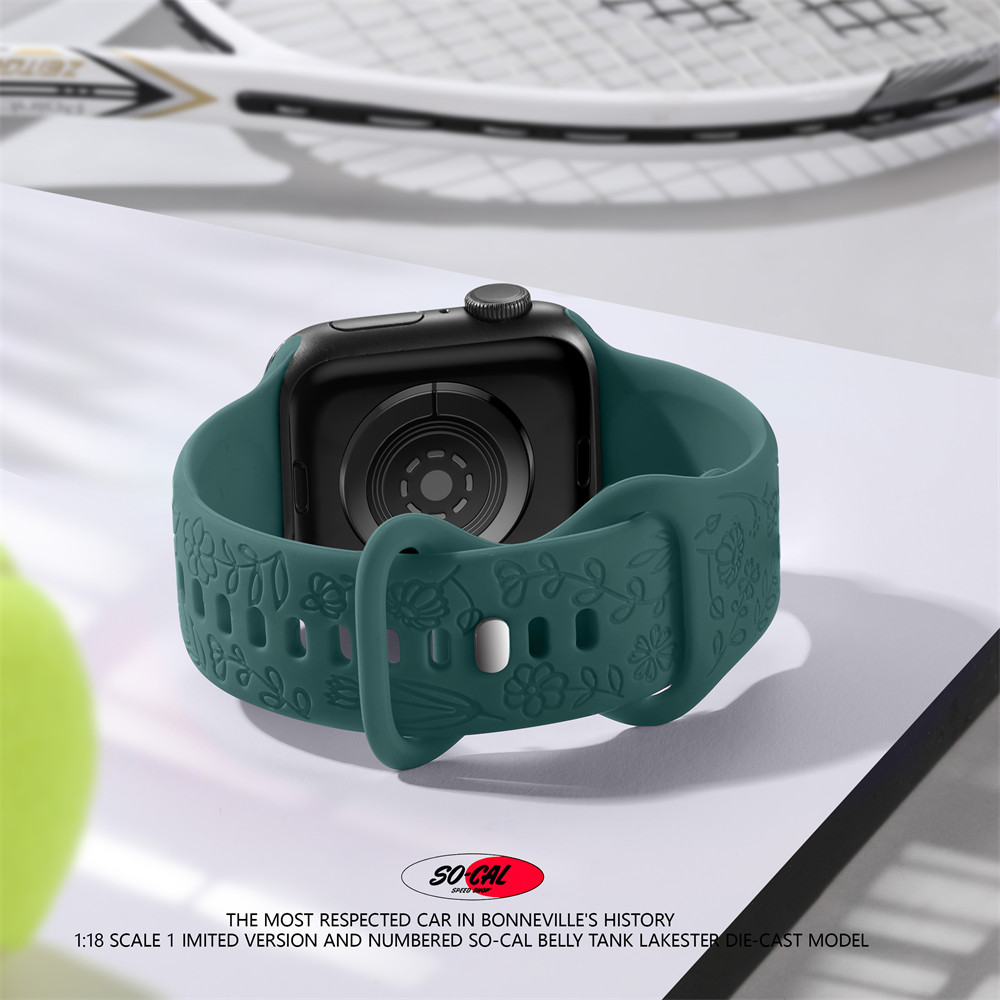 Engraved Silicone Watch Bands