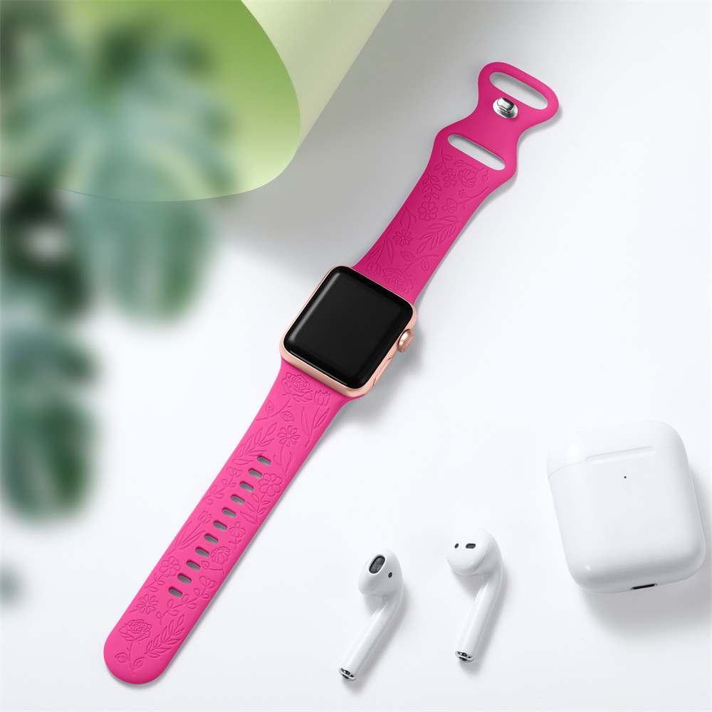 Engraved Silicone Watch Bands