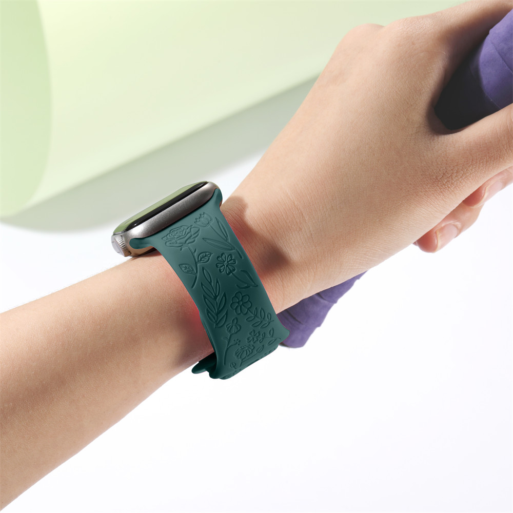 Engraved Silicone Watch Bands