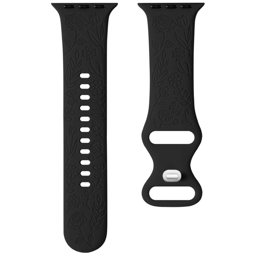 Engraved Silicone Watch Bands