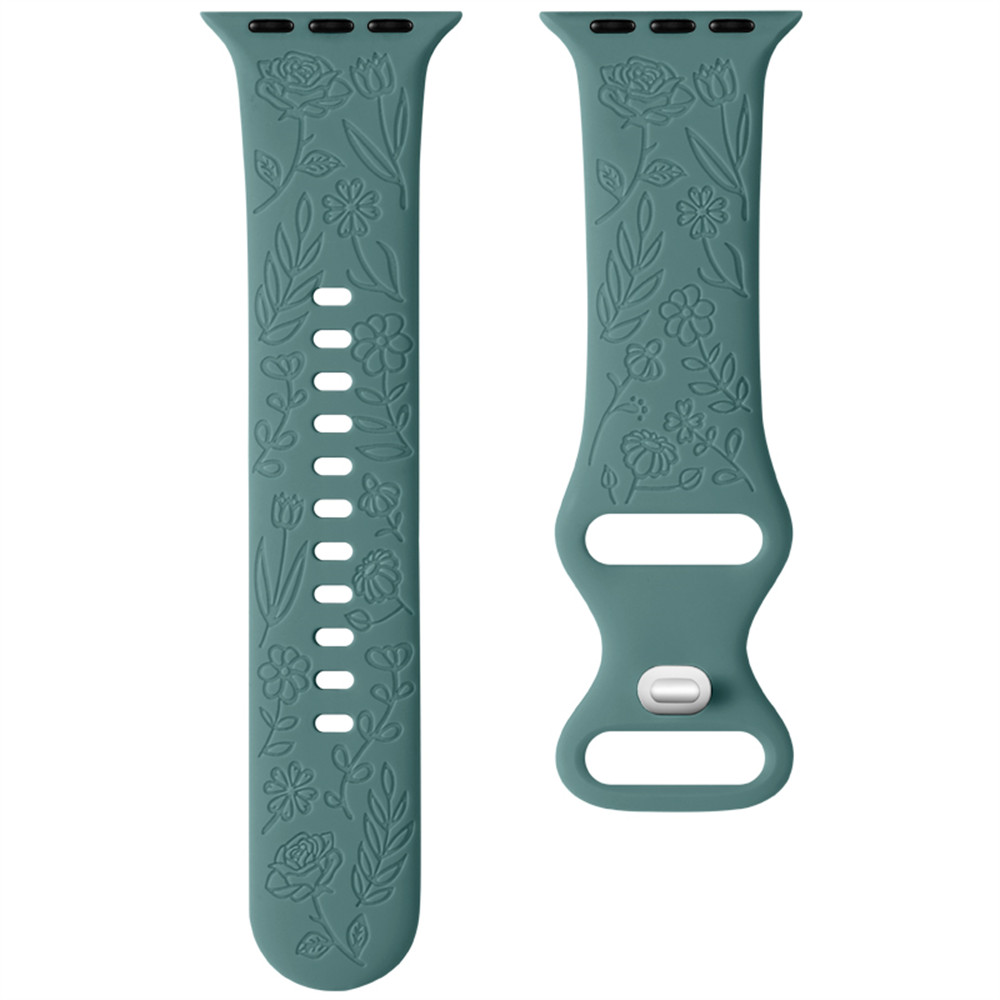 Engraved Silicone Watch Bands