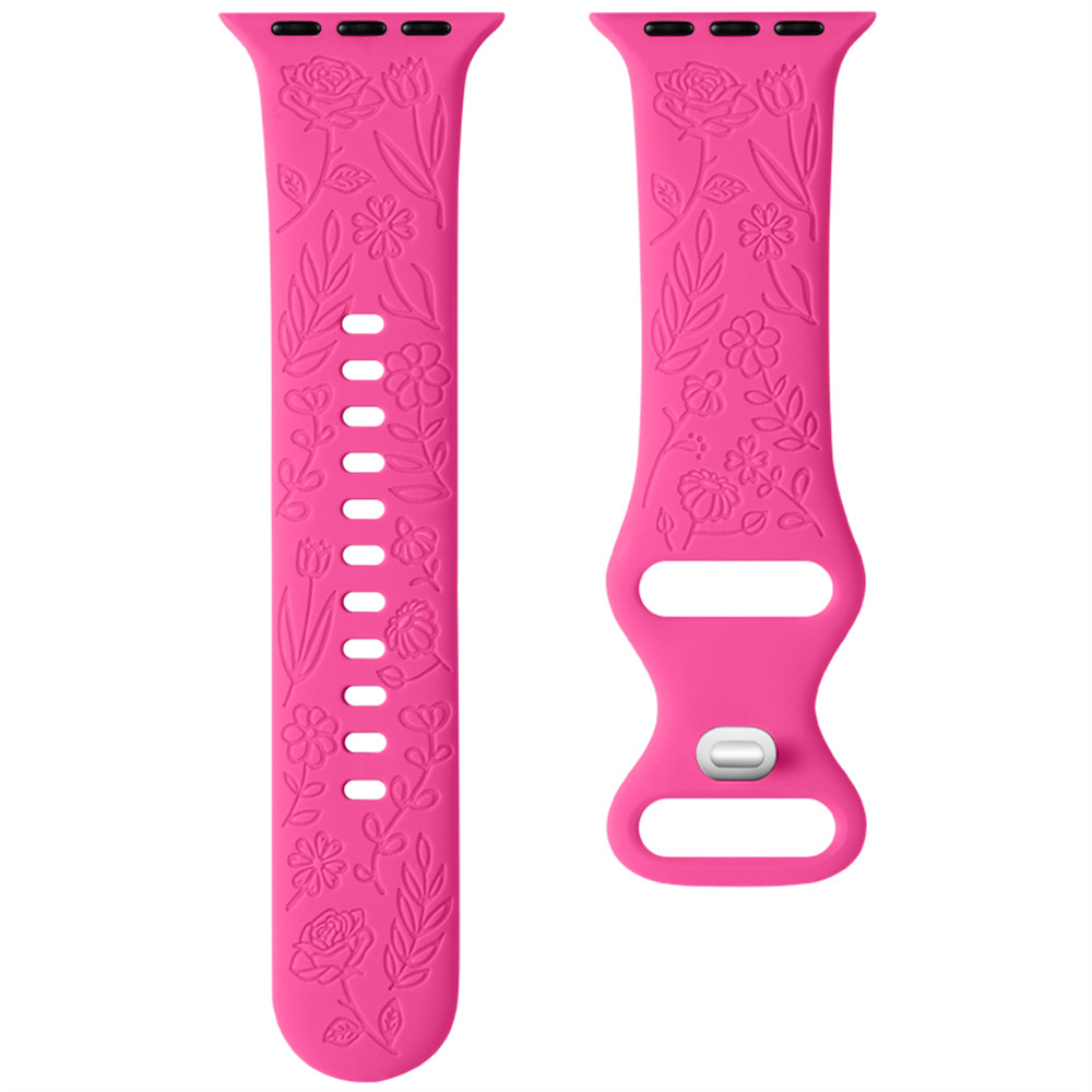 Engraved Silicone Watch Bands