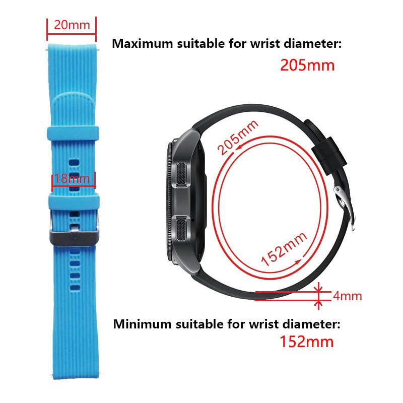 Silicone Samsung Galaxy Watch Band