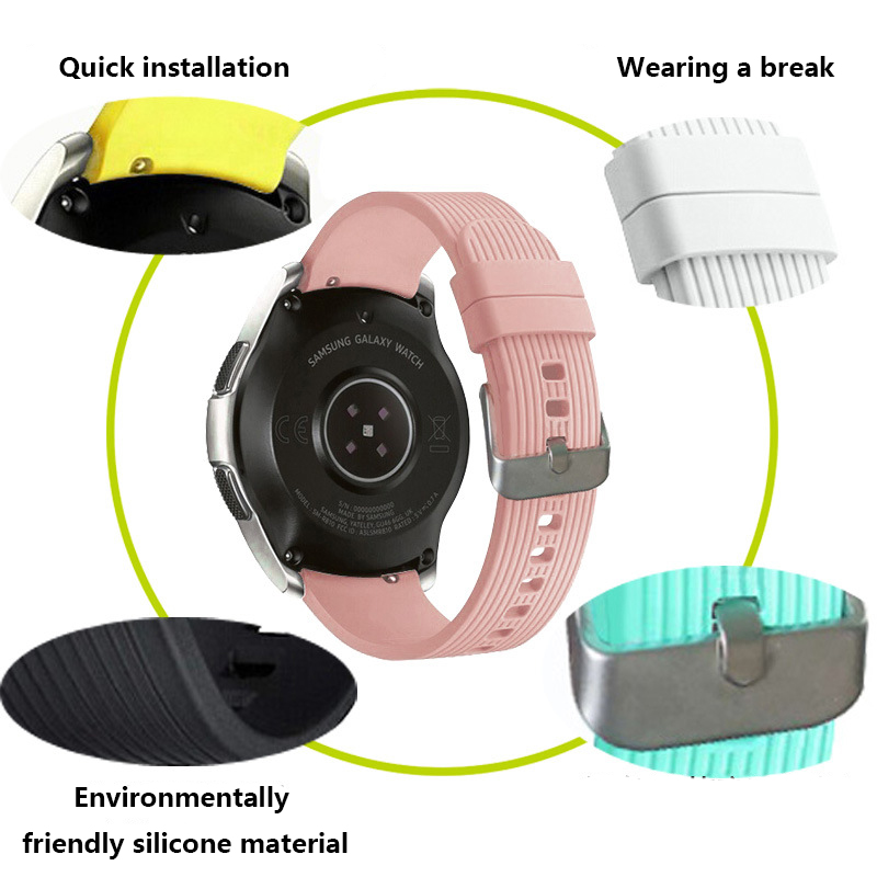 Silicone Samsung Galaxy Watch Band