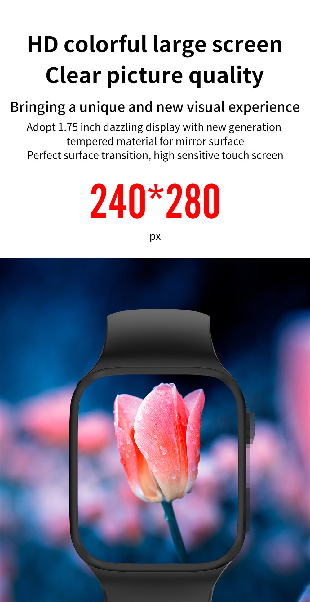 Waterproof Sports Smartwatch