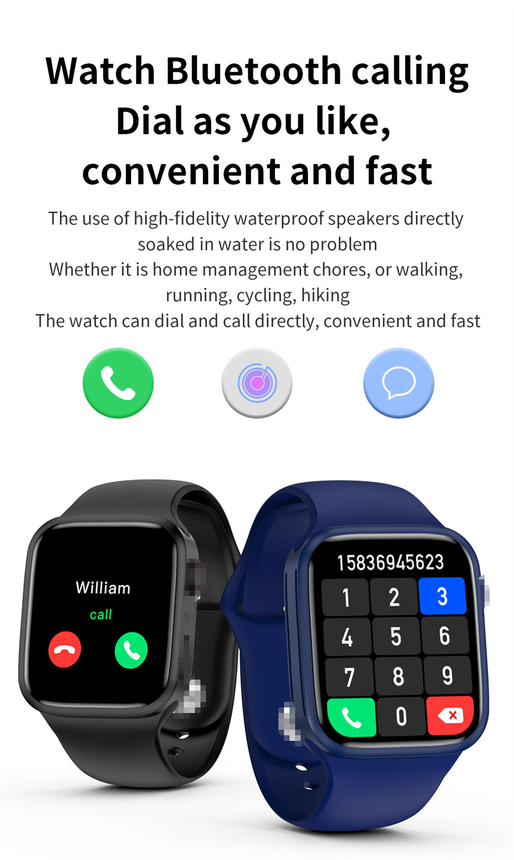 Waterproof Sports Smartwatch