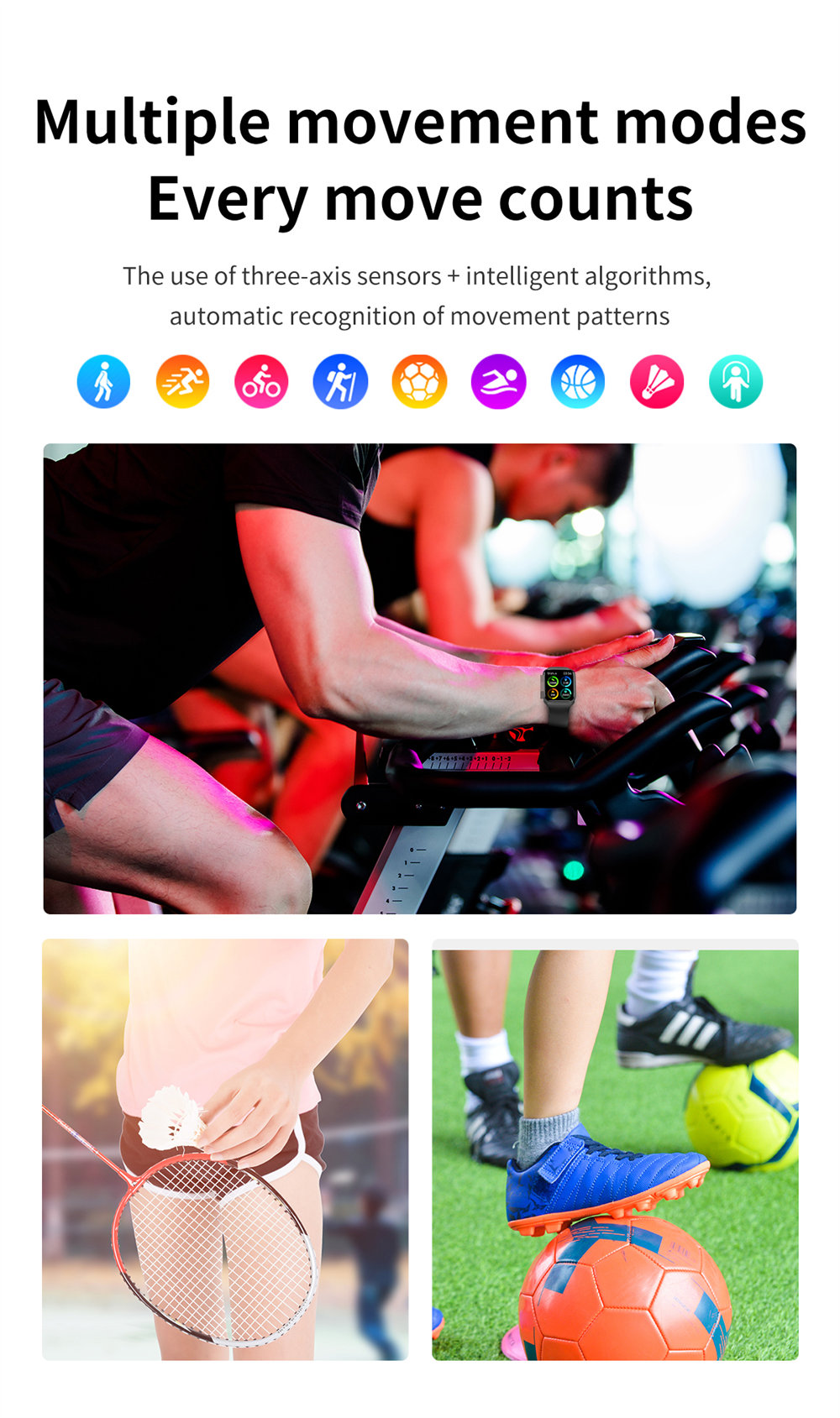 Waterproof Sports Smartwatch