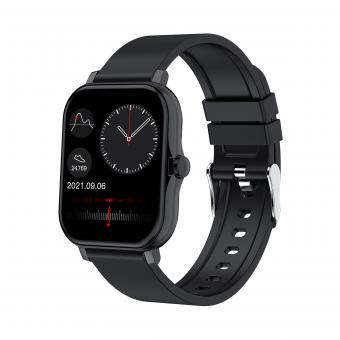 black multifunction smart sports watch