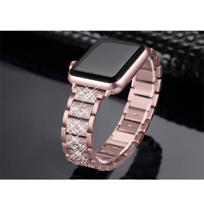 Branded Stainless Steel Diamond Band